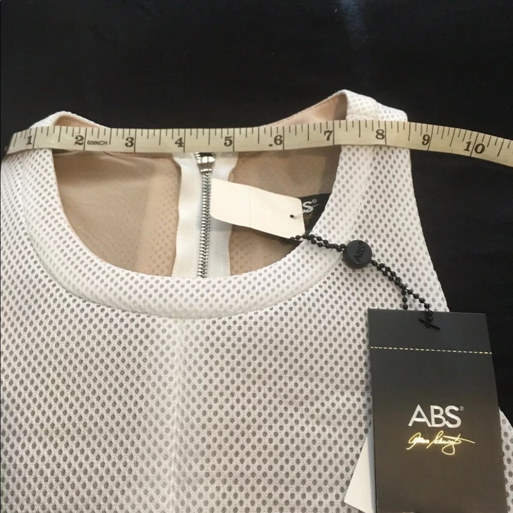 ABS By Allen Schwartz Women’s Cropped Halter Over Lay Dress RETAIL PRICE $225. - Picture 14 of 14